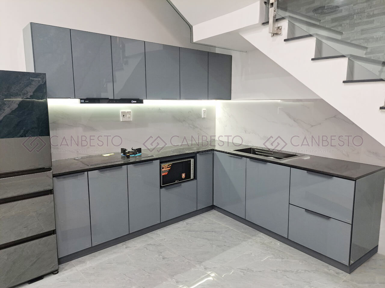 Dự án thực tế tủ bếp khách hàng Mr.Vinh